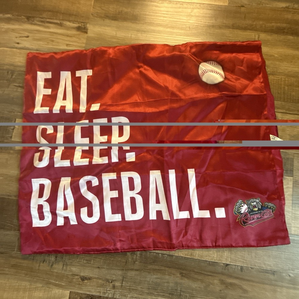 promotional giveaway flag from the Sacramento River Cats Minor League Baseball